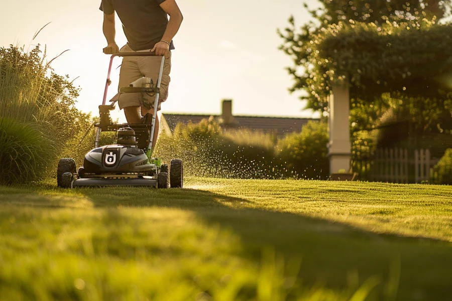 lowes electric push mower