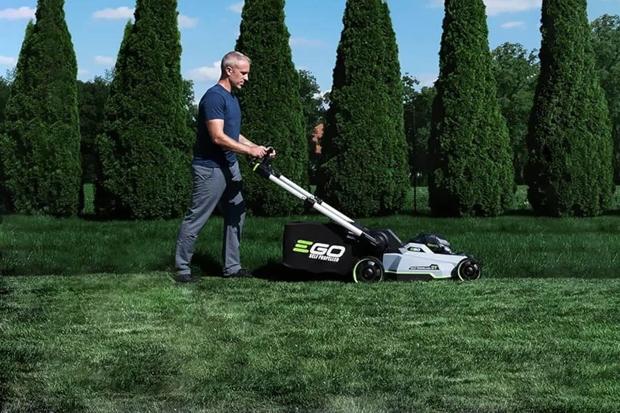 best electric self propelled lawn mower