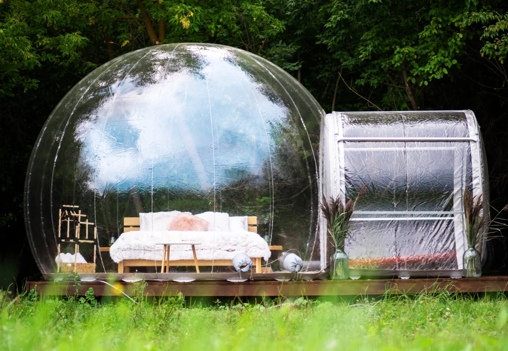 inflatable bubble tent transparent